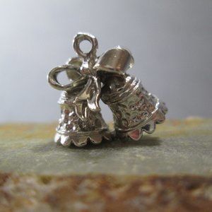 Sterling Silver Charm WEDDING BELLS Silver Bells